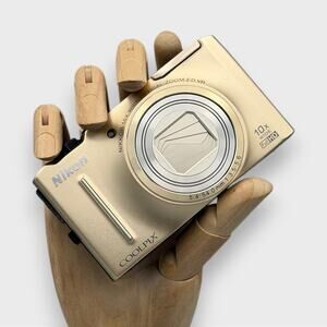 Nikon Coolpix S8100 Digital Camera | 12.1MP | Gold